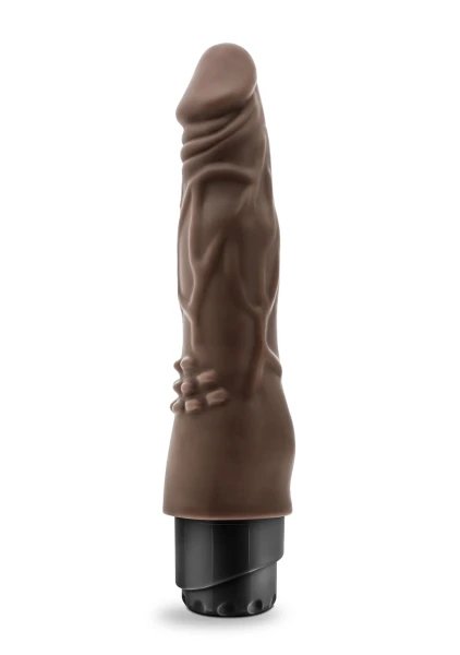 Dr. Skin - Cock Vibe 4 - 8 Inch Vibrating  Cock - Chocolate