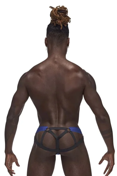 Sexagon Strappy Ring Jock - Small-medium - Royal