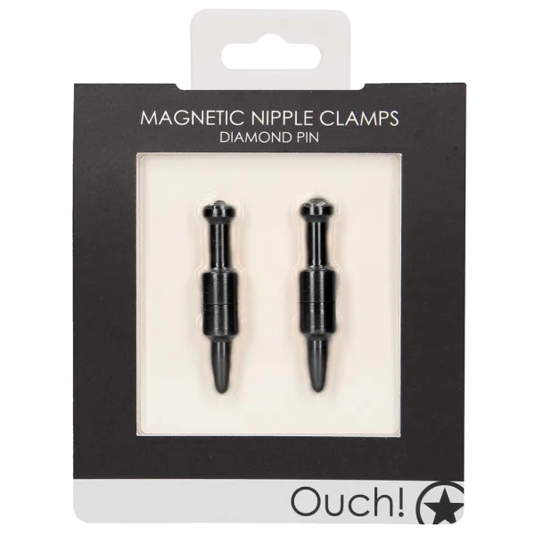 Ouch! Magnetic Diamond Pin Nipple Clamps