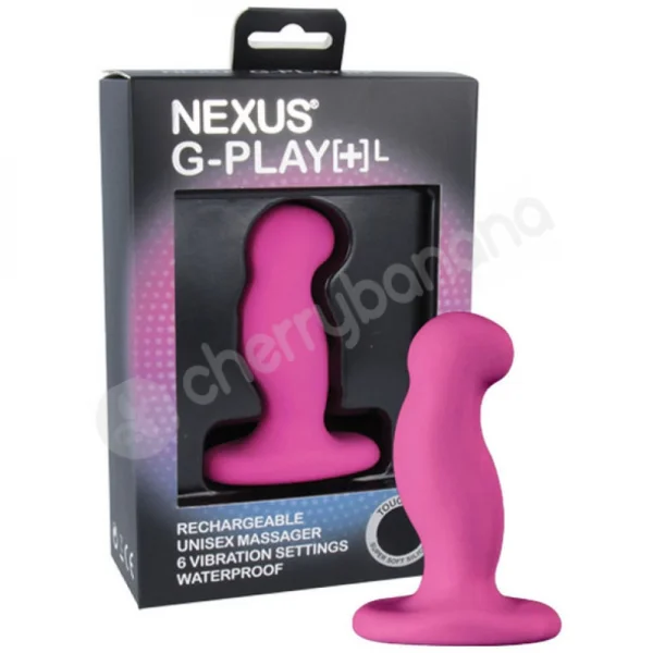Nexus G-Play+ Large Pink 6 Mode Unisex Vibrator