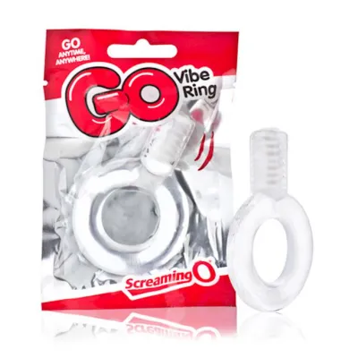 Go Vibe Ring By Screaming O Clear One Size