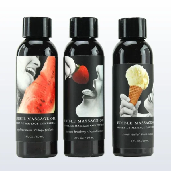 Hempseed Edible Massage Oil Gift Set | 2oz x 3