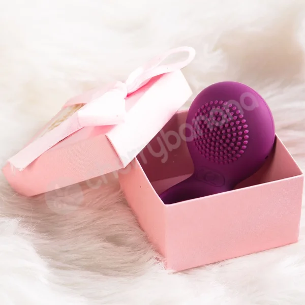 Svakom Tyler Purple Soft Silicone Vibrating Couples Cock Ring With Clitoral Stimulation