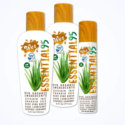 Wet Essentials 95 Organic Aloe Vera Based Lubricant