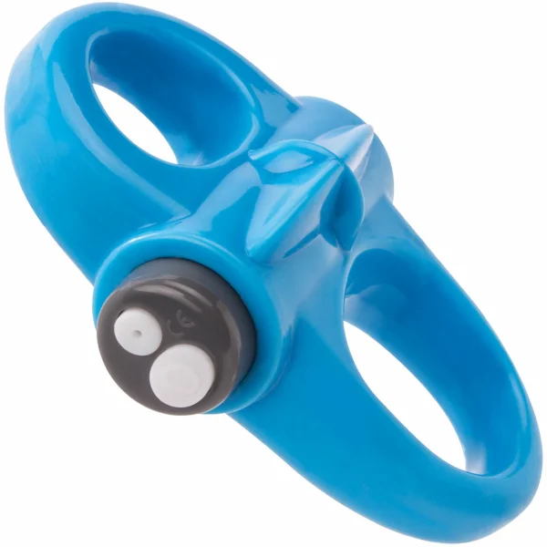 Charged Yoga Rechargeable Vibrating Cock Ring By Screaming O - Blue