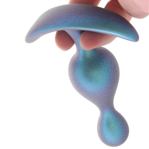 Anal Adventures Matrix Photon Silicone Butt Plug By Blush - Neptune Teal