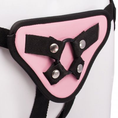 Bondara Pink Satin Strap On Harness