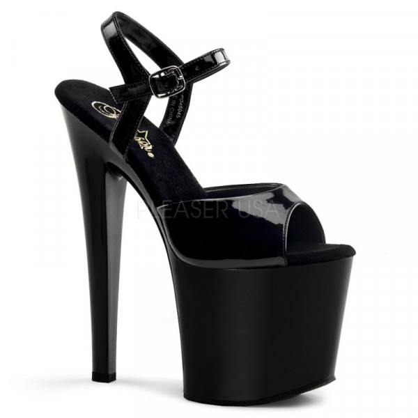 TABOO-709 - 7 1/2" Stiletto Heel Ankle Strap PF Sandall