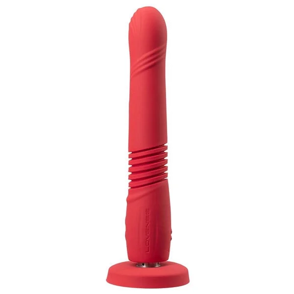Lovense Gravity App Enabled Silicone Waterproof Rechargeable Thrusting & Vibrating Dildo