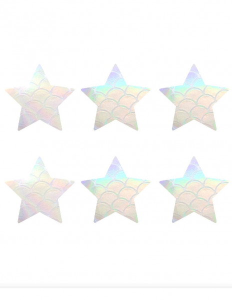 Neva Nude White Pearl Star Pasties