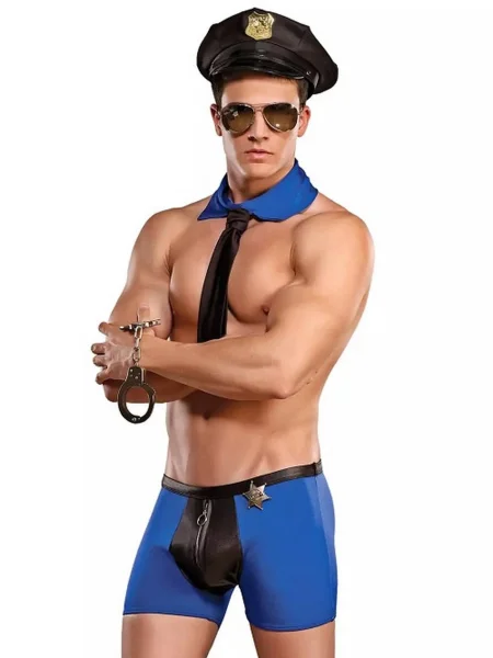 Male Power Sexy Cop Costume
