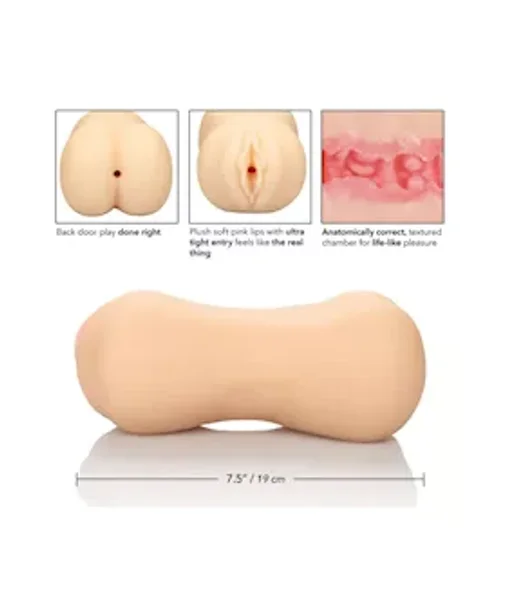 Stroke It Pussy/ass Masturbator - Ivory — image 15 of 18