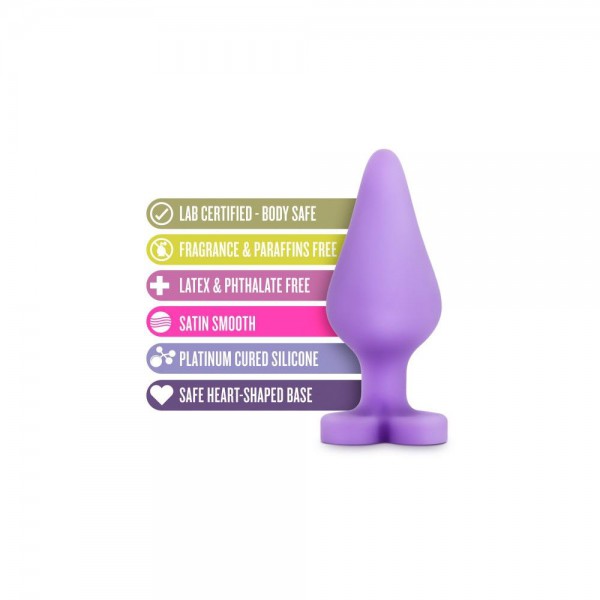 Naughty Candy Heart Butt Plug - "Do Me Now"