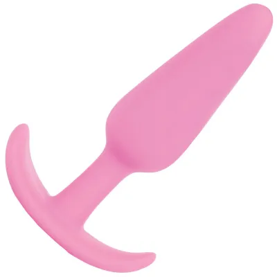 Mood Naughty Small Silicone Butt Plug by Doc Johnson Pink