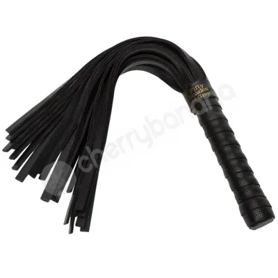 Fifty Shades Of Grey Bound To You Small Black Faux Leather Flogger