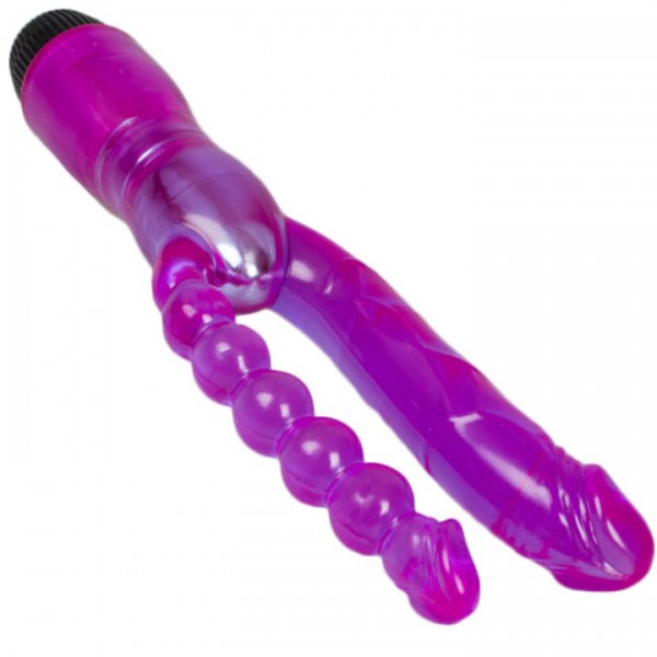 Double Penetration Anal and Vaginal Vibrator