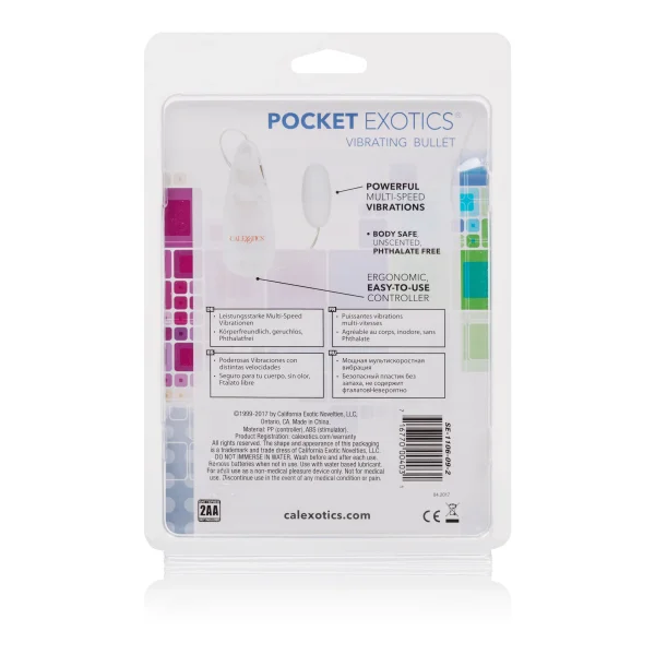 Pocket Exotics Vibrating Ivory Bullet