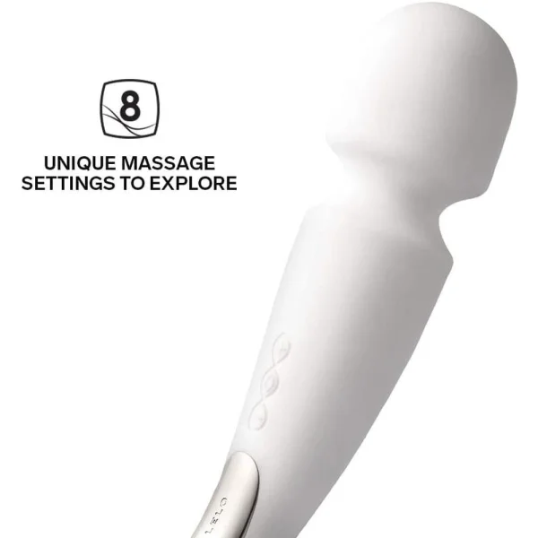Lelo Smart Wand Luxury Compact Medium Vibrator - Ivory
