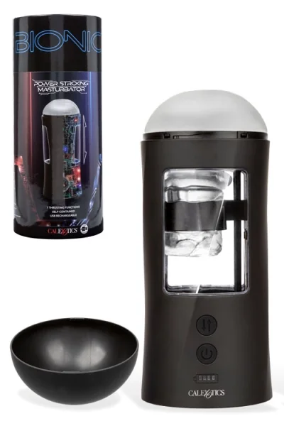 California Exotic Bionic Power - 9.25" Thrusting Masturbator with Removable Sleeve