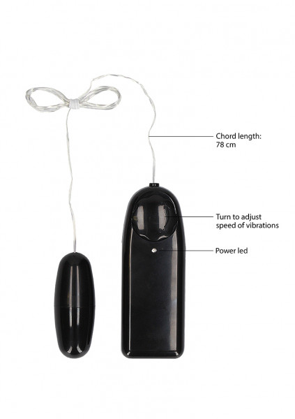 Love Egg - Black - Remote Control Vibrating Egg