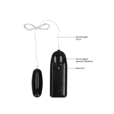 Love Egg Black Remote Control Vibrating Egg