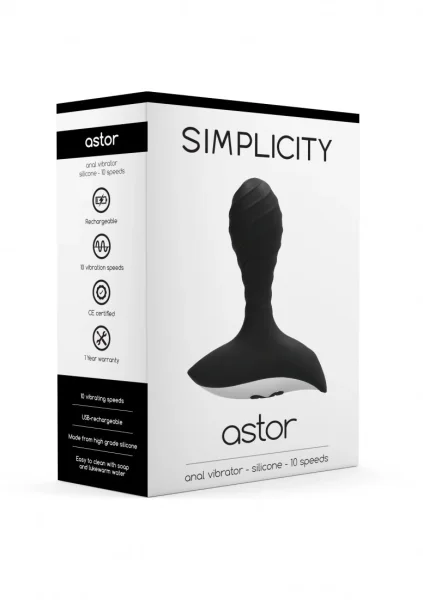 ASTOR Anal Vibrator (Black)