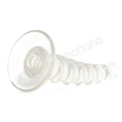 Jollipops Twisted Clear Butt Plug