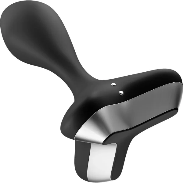 Satisfyer Game Changer Rechargeable Waterproof 12-Function Vibrating Butt Plug - Black