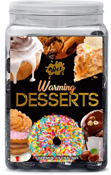 Wet Warming Desserts Assorted 1 Fl Oz Counter Bowl Display 36pc