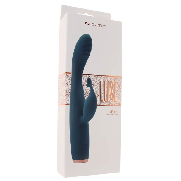 Luxe Skye Slim Flexible Rabbit Vibrator by NS Novelties