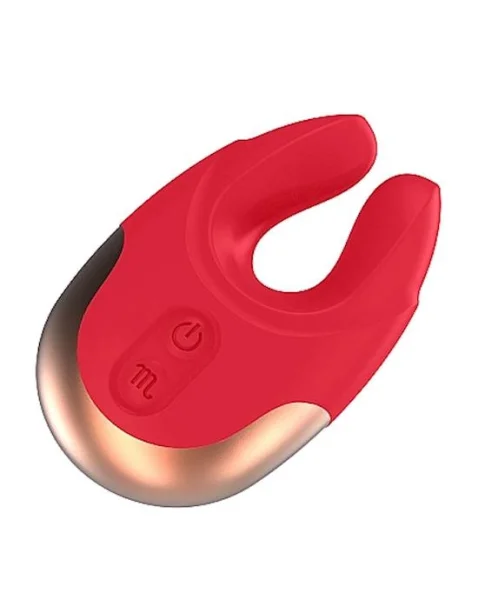 Dual Motor Clitoral Stimulator - Lavish   - Red