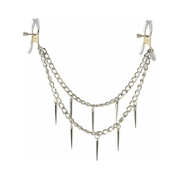 Fetish Fantasy Rock Hard Nipple Clamps Silver