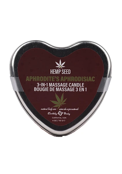3 in 1 Massage Heart Candle - Aphrodite's Aphrodisiac