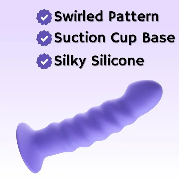 Maia 'Kendall' 8' Silicone Dildo - Neon Purple — image 11 of 15