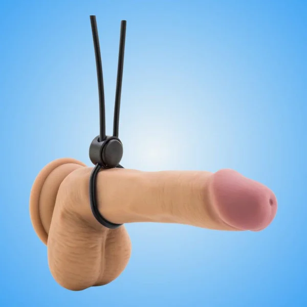Stay Hard Silicone Loop Cock Ring - Black — image 19 of 20