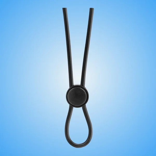 Stay Hard Silicone Loop Cock Ring - Black — image 18 of 20