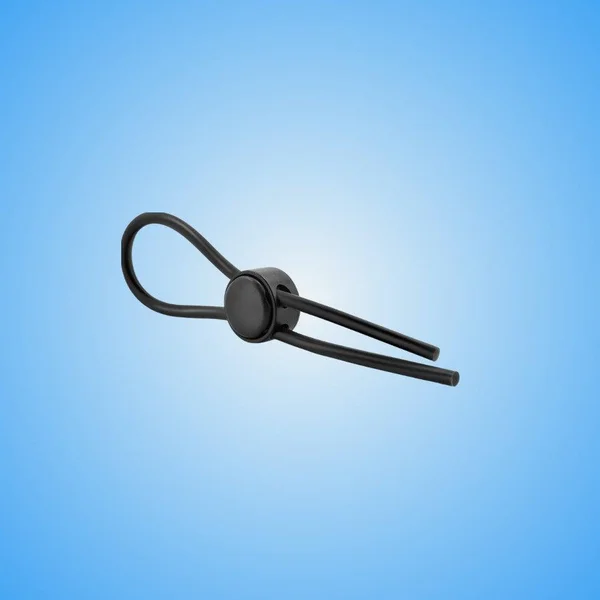 Stay Hard Silicone Loop Cock Ring - Black — image 20 of 20