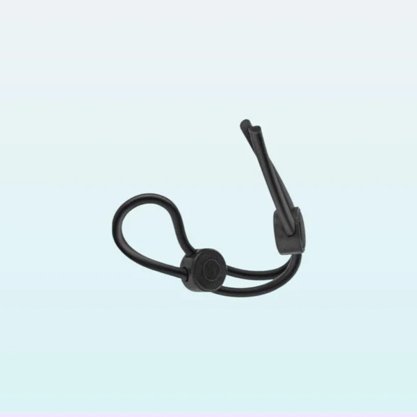 Stay Hard Silicone Double Loop Adjustable Black Cock Ring — image 13 of 13