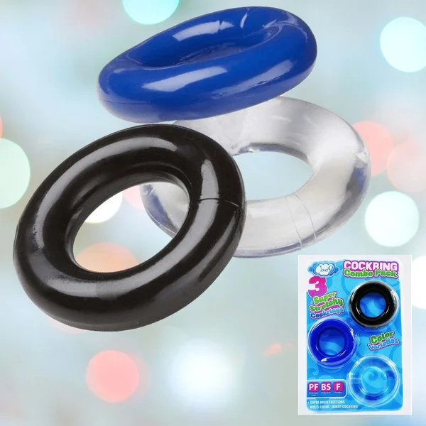 Super Stretchy Cock Ring 3-Pack — image 10 of 11