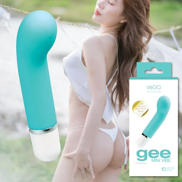 VeDO 'Gee' Mini G-Spot Rechargeable Waterproof Vibrator - Turquoise — image 23 of 25
