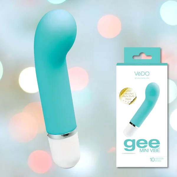 VeDO 'Gee' Mini G-Spot Rechargeable Waterproof Vibrator - Turquoise — image 22 of 25