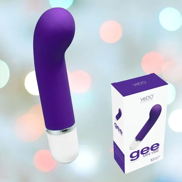VeDO 'Gee' Mini G-Spot Rechargeable Waterproof Vibrator - Indigo — image 22 of 25