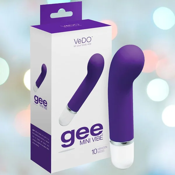 VeDO 'Gee' Mini G-Spot Rechargeable Waterproof Vibrator - Indigo — image 23 of 25