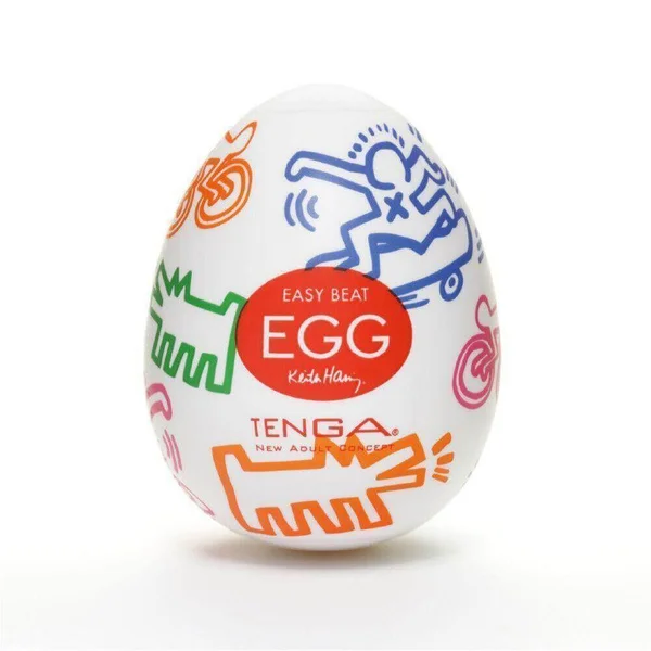 Tenga Egg 'Keith Haring Egg Street' Penis Masturbator — image 7 of 10