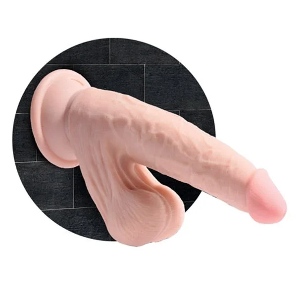 King Cock Plus 9” Cock with Swinging Balls