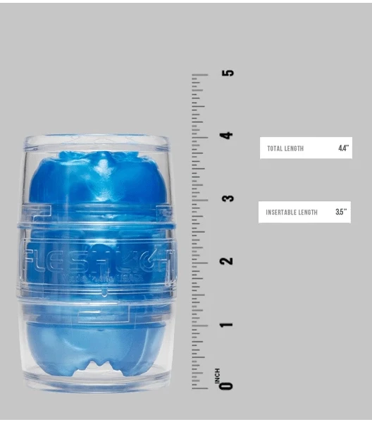 Fleshlight - Quickshot - Blue Alien - Metallic Mouth & Butt — image 5 of 9