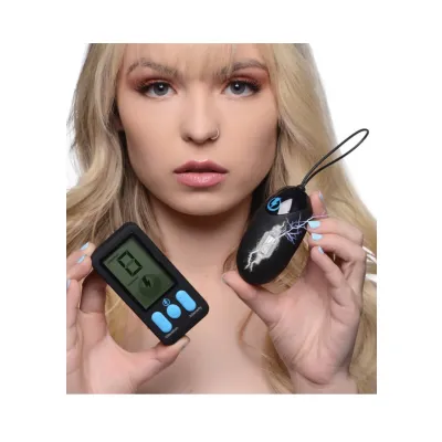 E Stim Pro Silicone Vibrating Egg with Remote Control
