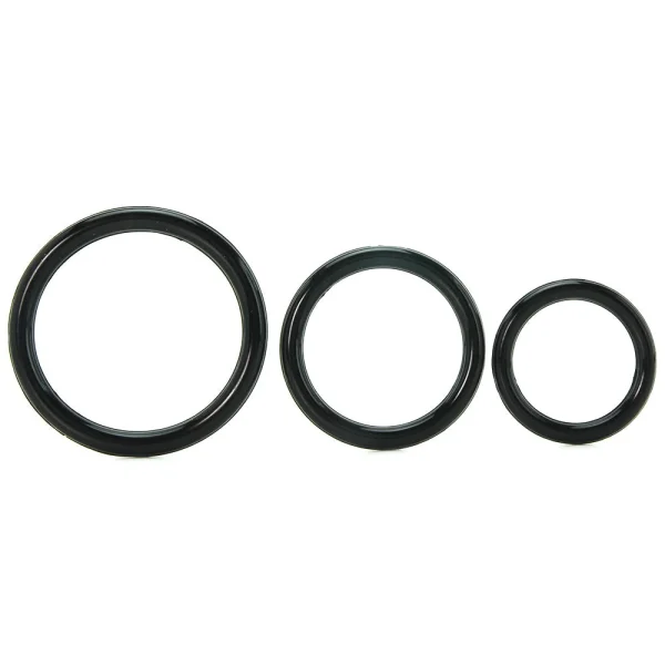Fantasy C-Ringz Silicone Ring Stamina Set - Black