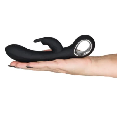 Mon Amour Black Silicone 16 Function Rabbit Vibrator