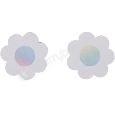 Cherry Banana Loud Proud Rainbow Sequin Floral Nipple Pasties 2 Pack
